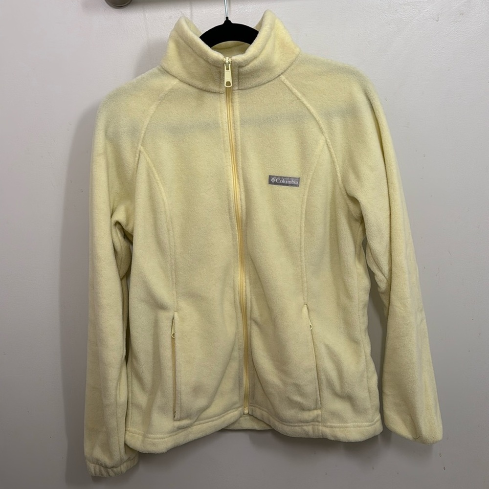 Pale Yellow Columbia Fleece